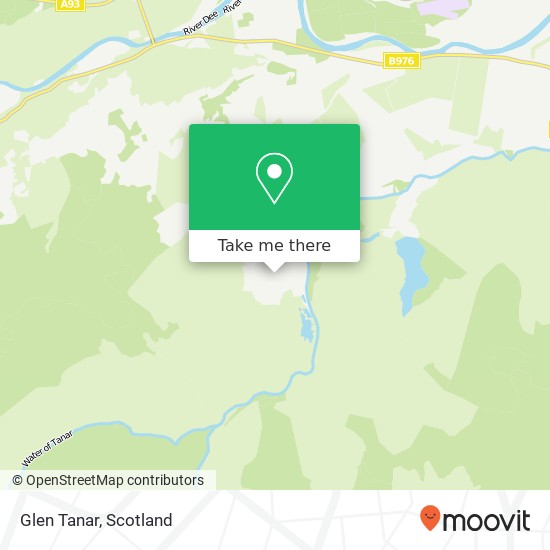 Glen Tanar map