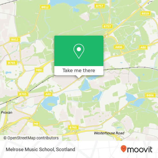 Melrose Music School map
