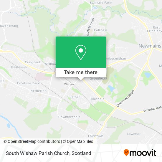 South Wishaw Parish Church map