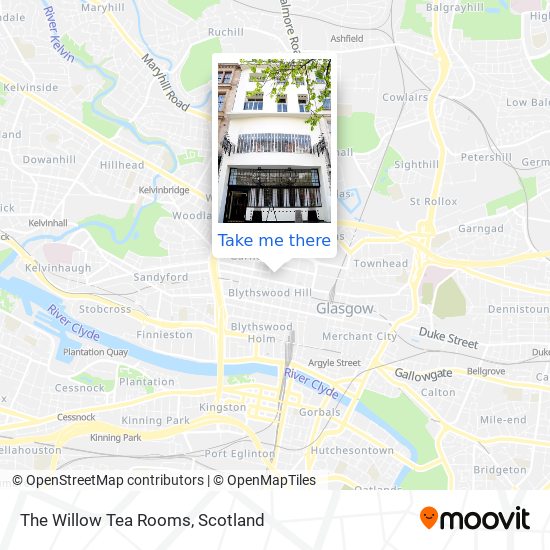 The Willow Tea Rooms map