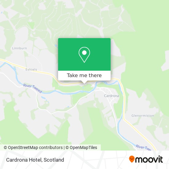 Cardrona Hotel map