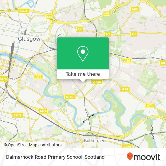 Dalmarnock Road Primary School map