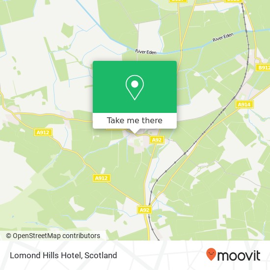 Lomond Hills Hotel map