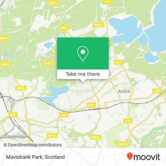 Mavisbank Park map