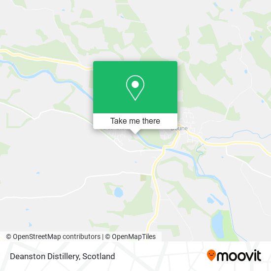 Deanston Distillery map