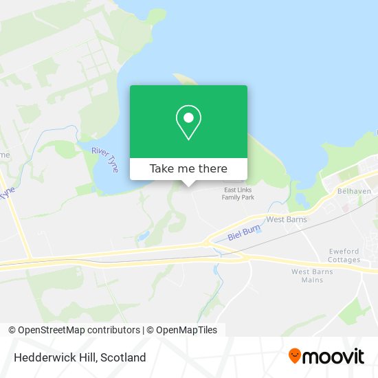 Hedderwick Hill map