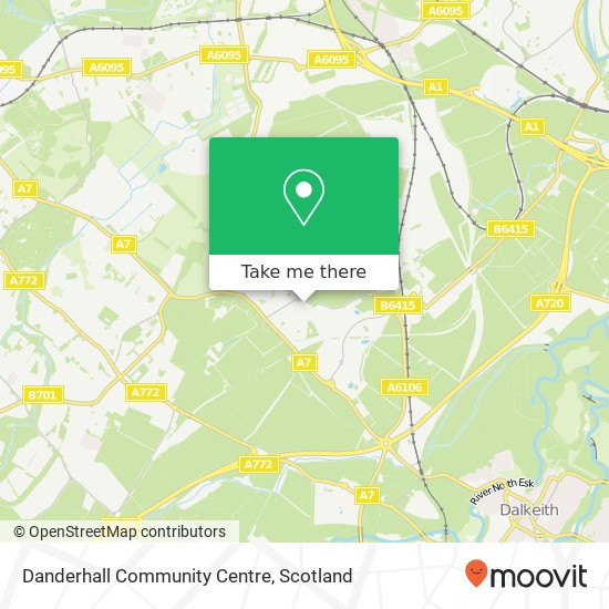 Danderhall Community Centre map