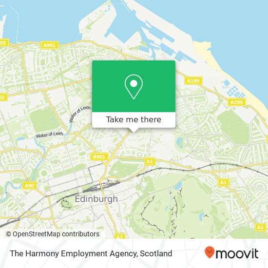 The Harmony Employment Agency map