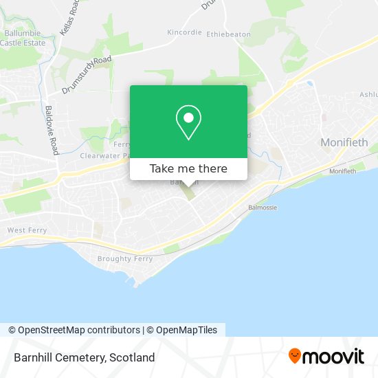 Barnhill Cemetery map