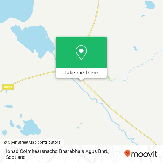 Ionad Coimhearsnachd Bharabhais Agus Bhrù map