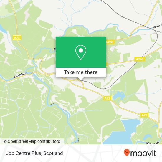Job Centre Plus map