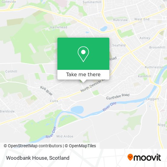 Woodbank House map