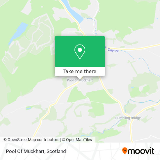 Pool Of Muckhart map