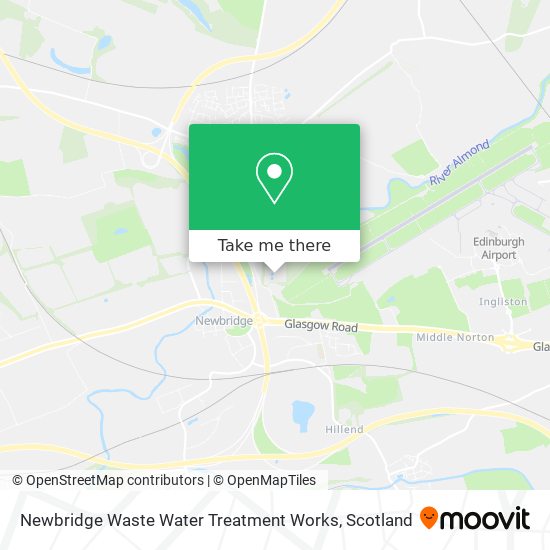 Newbridge Waste Water Treatment Works map