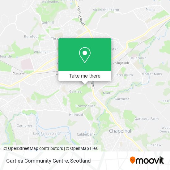 Gartlea Community Centre map