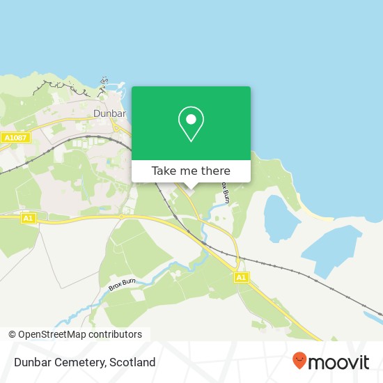 Dunbar Cemetery map