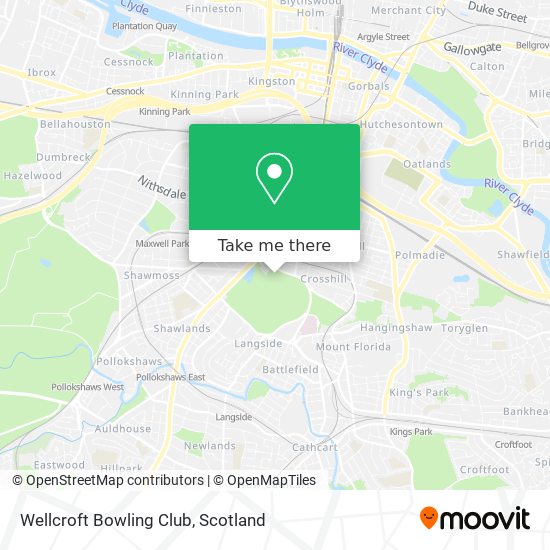 Wellcroft Bowling Club map