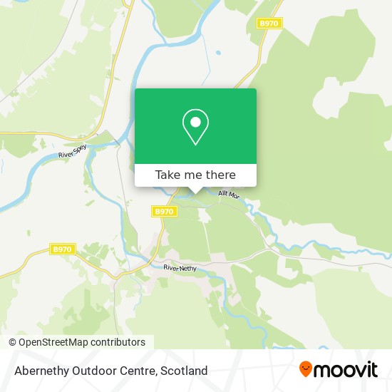 Abernethy Outdoor Centre map