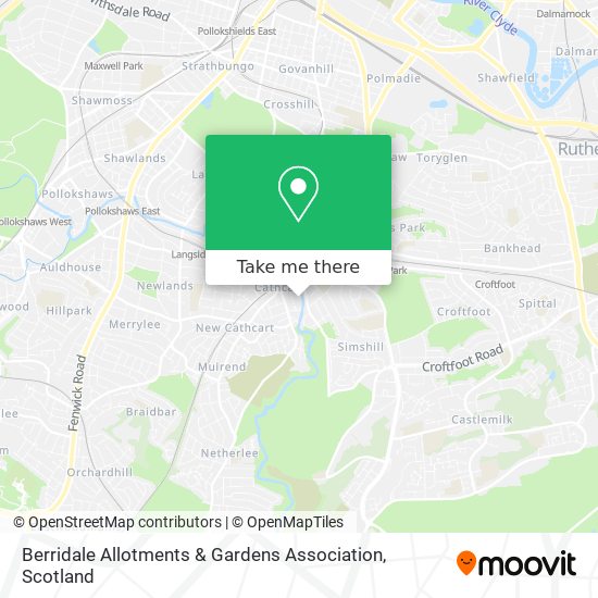 Berridale Allotments & Gardens Association map