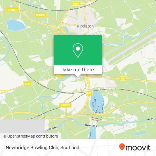 Newbridge Bowling Club map
