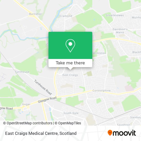 East Craigs Medical Centre map