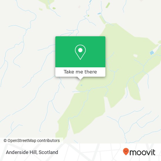 Anderside Hill map