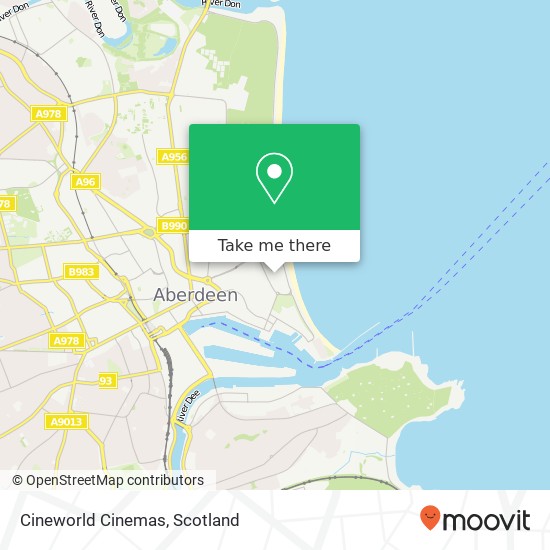 Cineworld Cinemas map