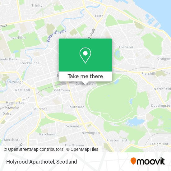 Holyrood Aparthotel map