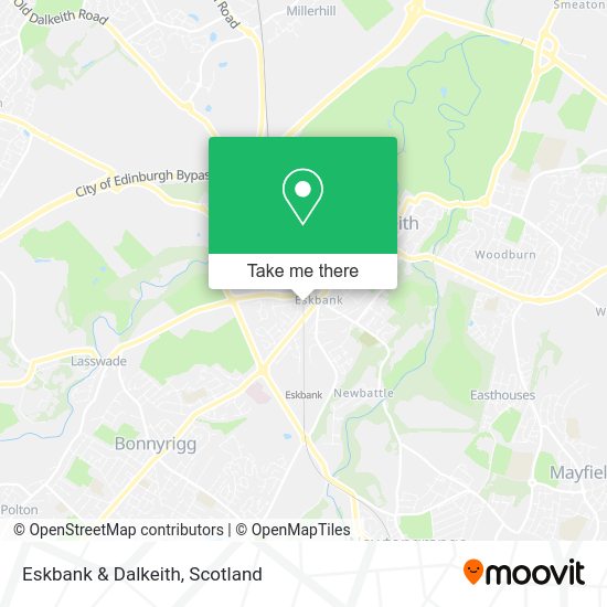 How to get to Eskbank & Dalkeith by bus or train?