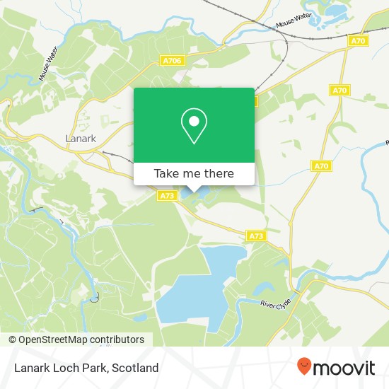 Lanark Loch Park map