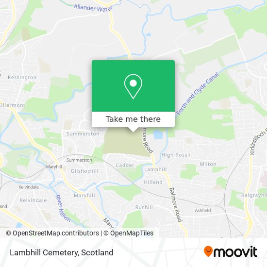 How to get to Lambhill Cemetery in Glasgow City by bus, train or light ...