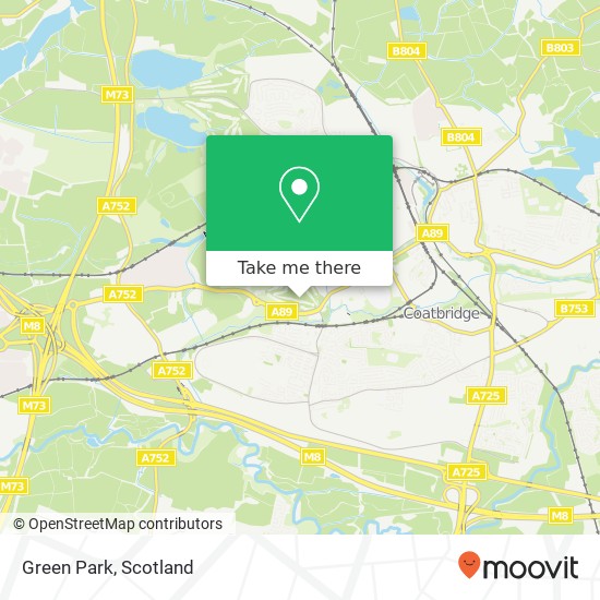 Green Park map