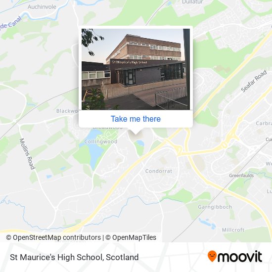 St Maurice's High School map