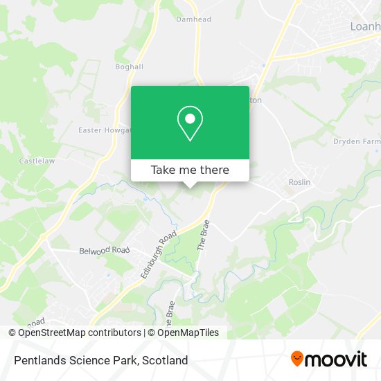 Pentlands Science Park map