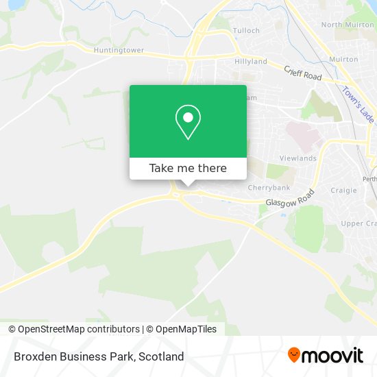 Broxden Business Park map