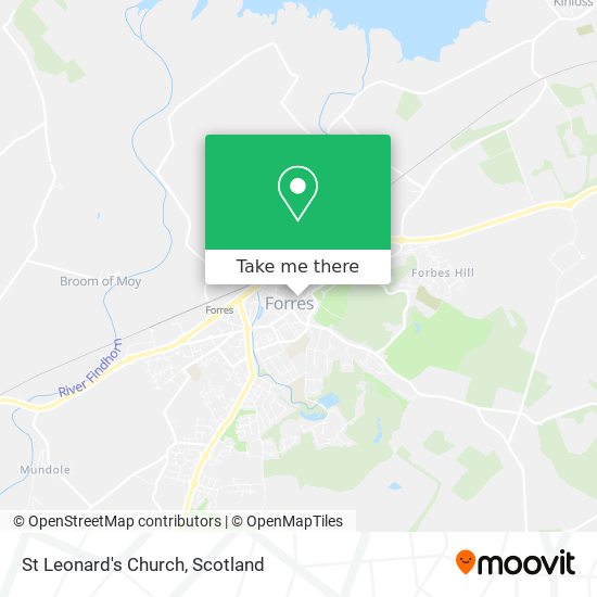 St Leonard's Church map