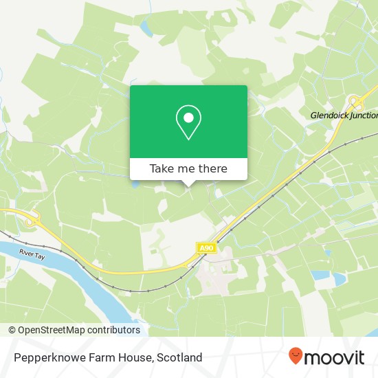 Pepperknowe Farm House map