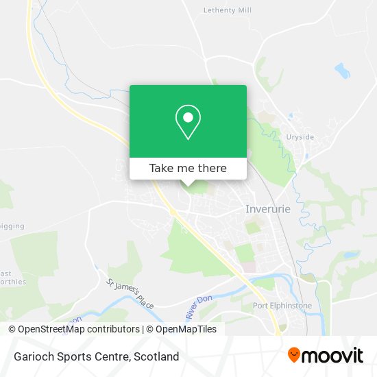 Garioch Sports Centre map