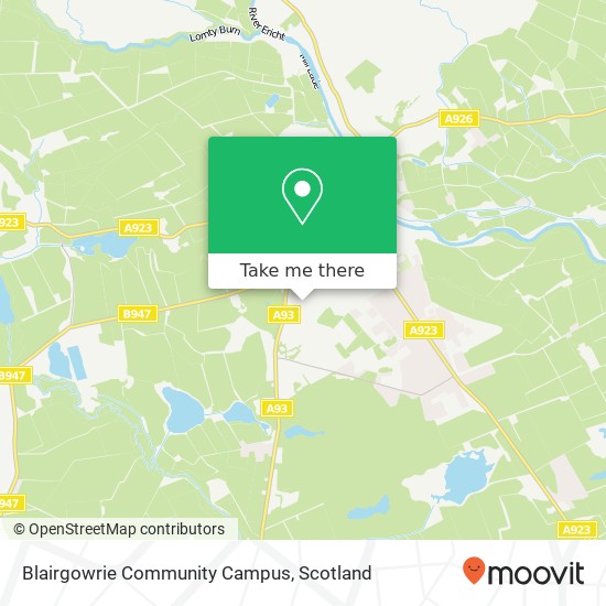 Blairgowrie Community Campus map