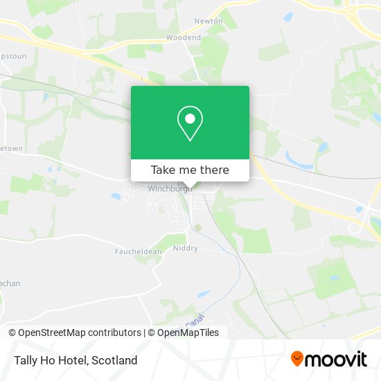 Tally Ho Hotel map