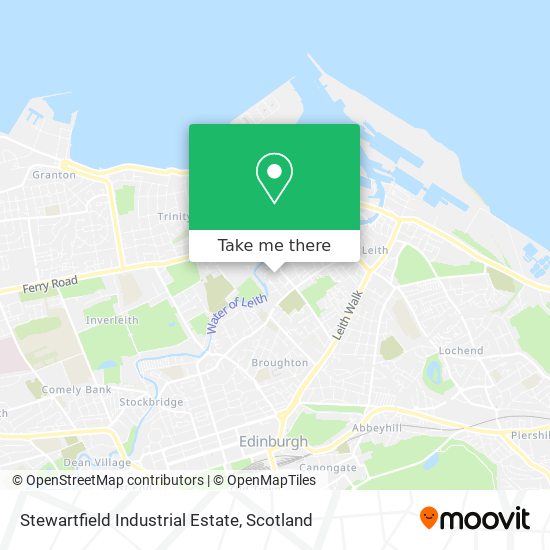 Stewartfield Industrial Estate map