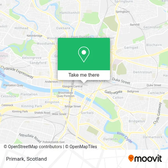 Primark map