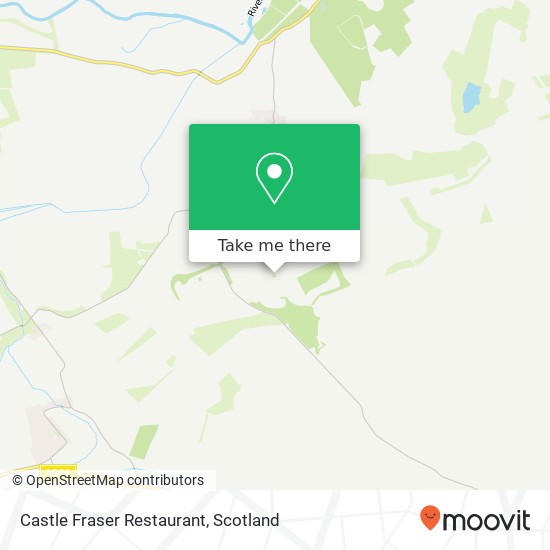 Castle Fraser Restaurant map
