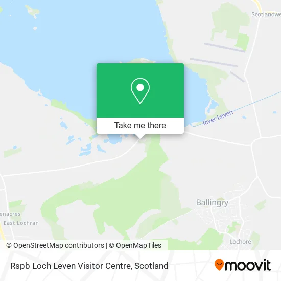Rspb Loch Leven Visitor Centre map