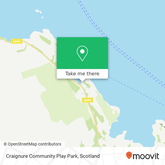 Craignure Community Play Park map