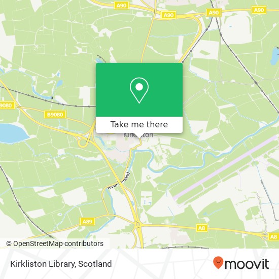 Kirkliston Library map