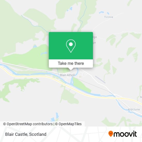 Blair Castle map