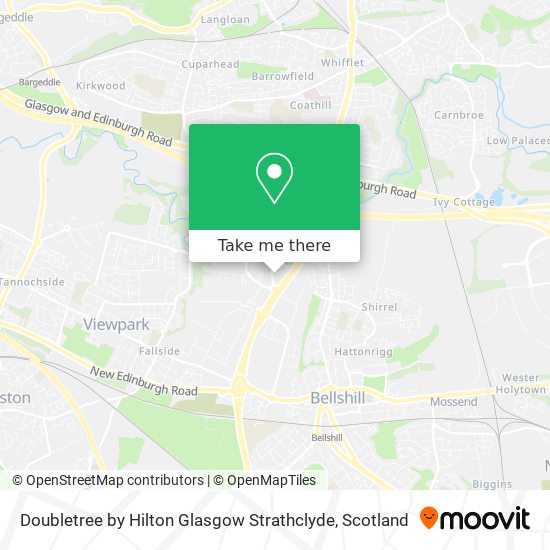 Doubletree by Hilton Glasgow Strathclyde map