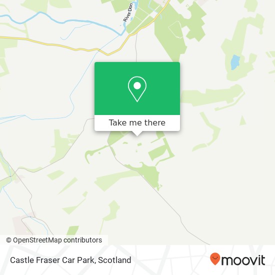 Castle Fraser Car Park map