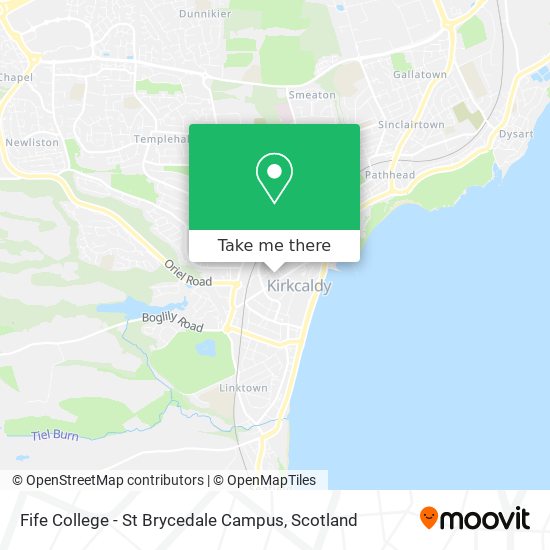 Fife College - St Brycedale Campus map